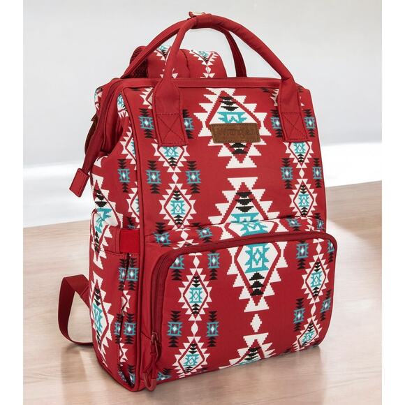 Wrangler Red Large Multi-Use Backpack or Baby Travel Bag *Brand NEW in Box* - Picture 1 of 7